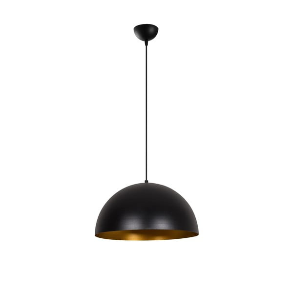 Lampadario nero con paralume in metallo ø 40 cm Coppa – Opviq lights