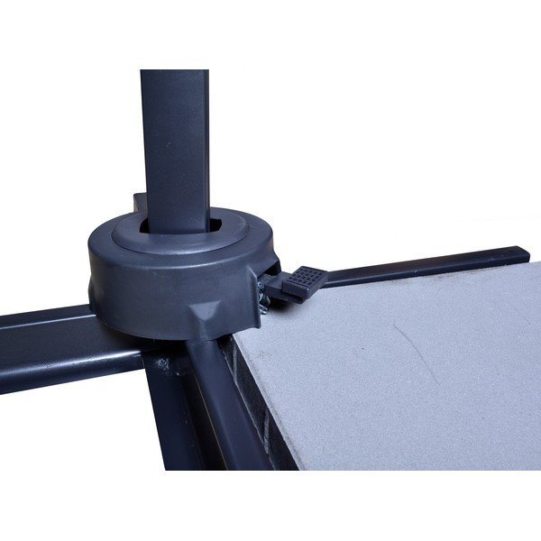 Ombrellone grigio 270x270 cm Cantielver - Rojaplast-image-2