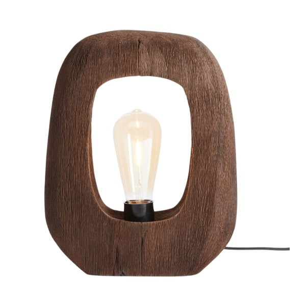 Lampada da tavolo marrone (altezza 30 cm) Kelafo - Light & Living