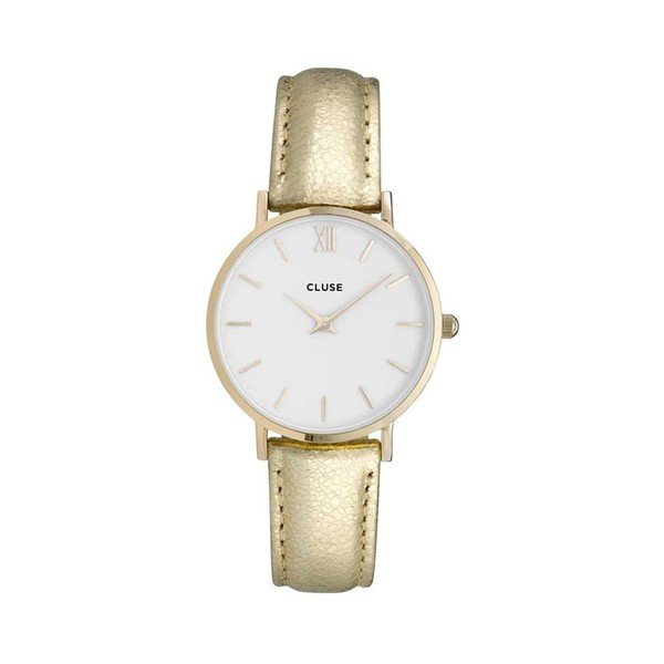 Orologio da donna con cinturino in oro metallizzato Minuit Gold - Cluse