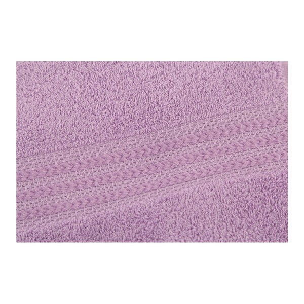 Asciugamano in puro cotone viola, 30 x 50 cm - Foutastic-image-1