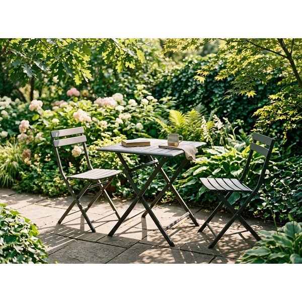 Tavolo da pranzo da giardino in alluminio 70x70 cm Elin – Bizzotto-image-4