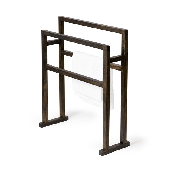 Portasciugamani in rovere Dark Mezza - Wireworks