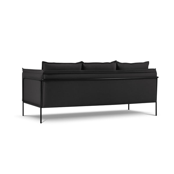 Divano nero , 218 cm Andrea - Interieurs 86-image-2