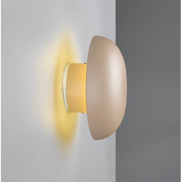 Lampada da parete LED beige con ricarica USB Davey – Reality-image-1