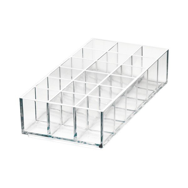 Organizzatore per cosmetici da bagno in plastica riciclata Lip Station - iDesign-image-4