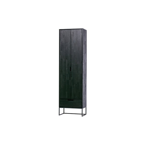 Armadio in frassino nero 60x210 cm Silas - WOOOD-image-3