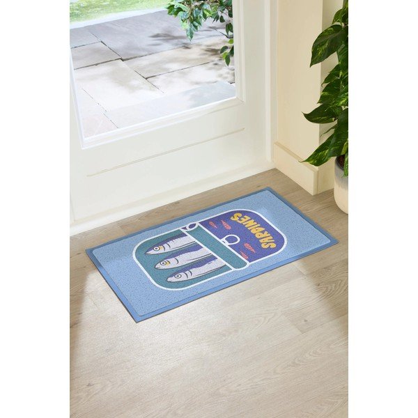 Zerbino in plastica riciclata 40x70 cm Sardine Tin – Artsy Doormats-image-2