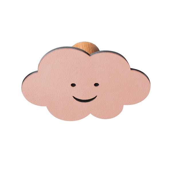 Gancio da parete rosa in acciaio Cloud Dot Nupo – LIND DNA