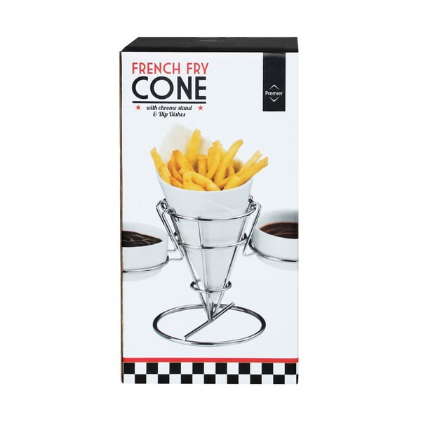Supporto per patatine fritte e salse Cono per patatine fritte - Premier Housewares-image-2