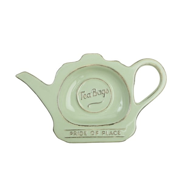 Portabustine di tè in ceramica verde Pride Of Place Pride of Place - T&G Woodware