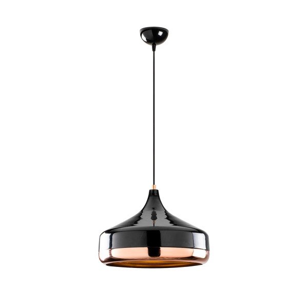 Lampada a sospensione di colore nero-rame Yildo, ø 36 cm - Opviq lights