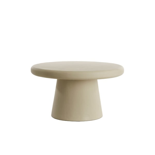 Tavolino rotondo beige ø 70 cm Kulona - Light & Living