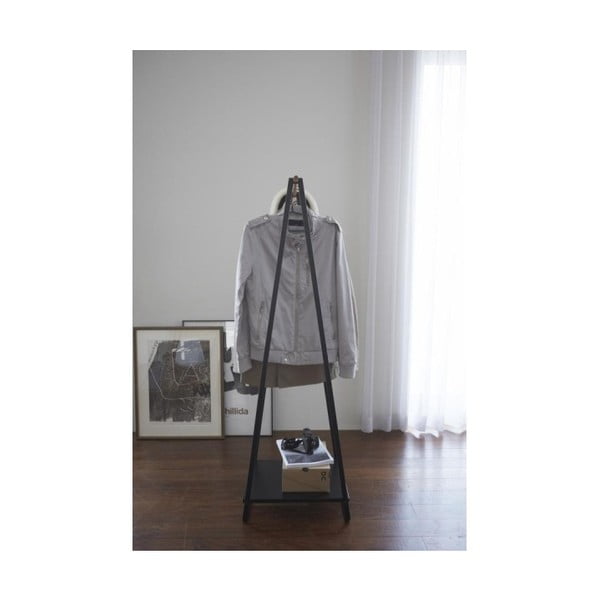 Appendiabiti in metallo nero Tower - YAMAZAKI-image-3