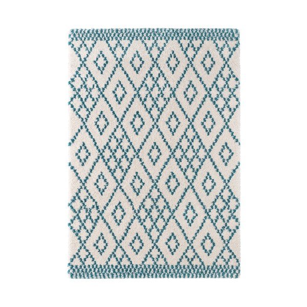Modrý koberec Mint Rugs Ornament, 80 x 150 cm