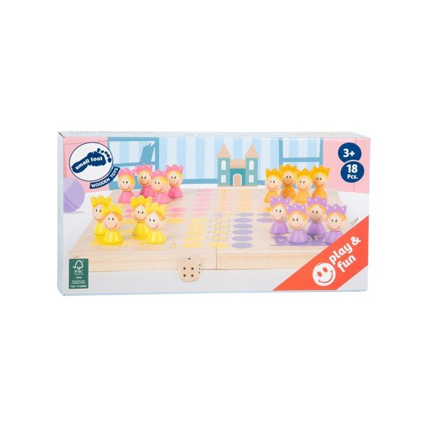 Gioco da tavolo in legno Ludo Princess - Legler-image-4