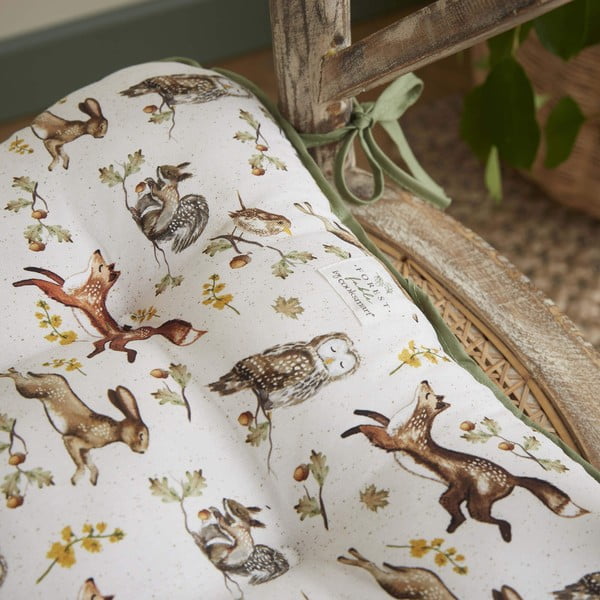Cuscino per sedia in cotone 36x34 cm Forest Fable – Cooksmart ®-image-2