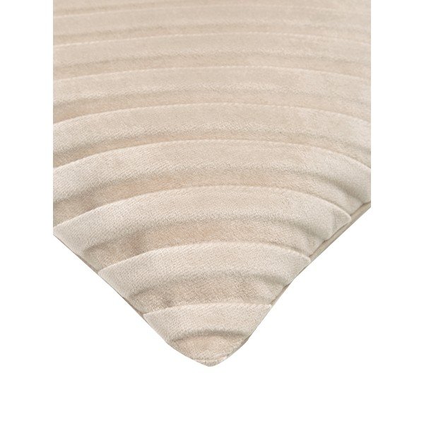 Federa decorativa in velluto beige, 30 x 50 cm Lucie - Westwing Collection-image-3