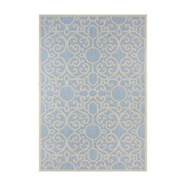 Tappeto per esterni blu e beige , 140 x 200 cm Nebo - NORTHRUGS