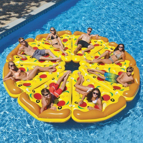 Nafukovací matrace InnovaGoods Pizza-image-2