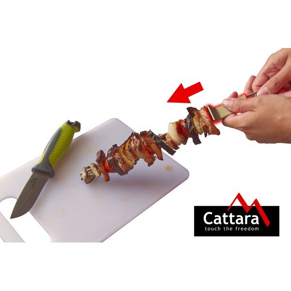 Set di spiedini da barbecue 2 pz – Cattara-image-3