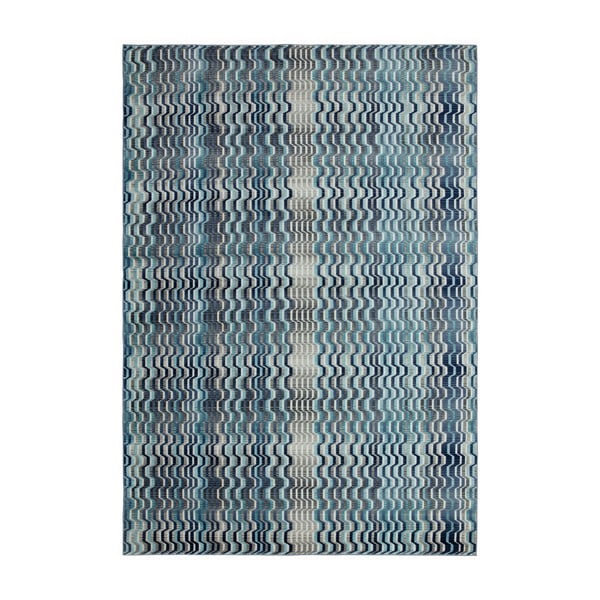 Tappeto blu Wave, 200 x 290 cm Wave - Asiatic Carpets