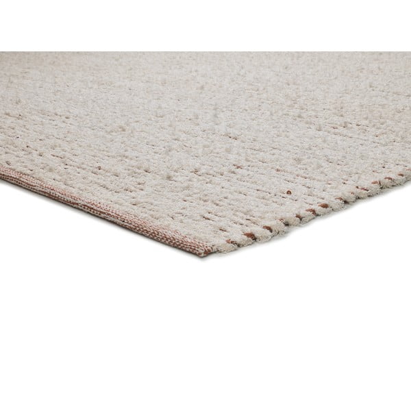 Tappeto beige in cotone tessuto a mano 120x170 cm Reimagine – Universal-image-3