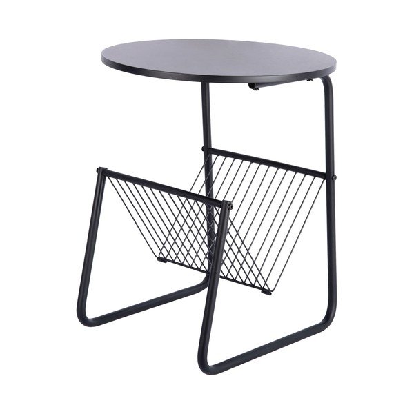 Tavolino rotondo in metallo ø 40 cm Riqueza Revista – Leitmotiv