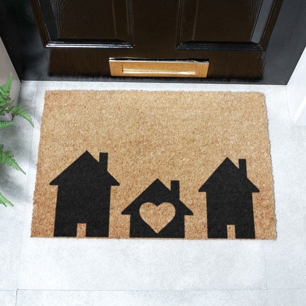 Zerbino in cocco 40x60 cm Home Is Where the Heart Is - Artsy Doormats-image-2