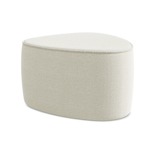 Poggiapiedi color crema Keo – Makamii-image-2