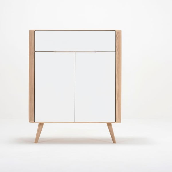 Cassettiera in rovere One, 90 x 42 x 110 cm Ena - Gazzda-image-3