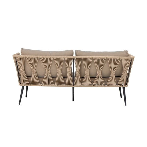 Divano da giardino beige Pavone - Bloomingville-image-4