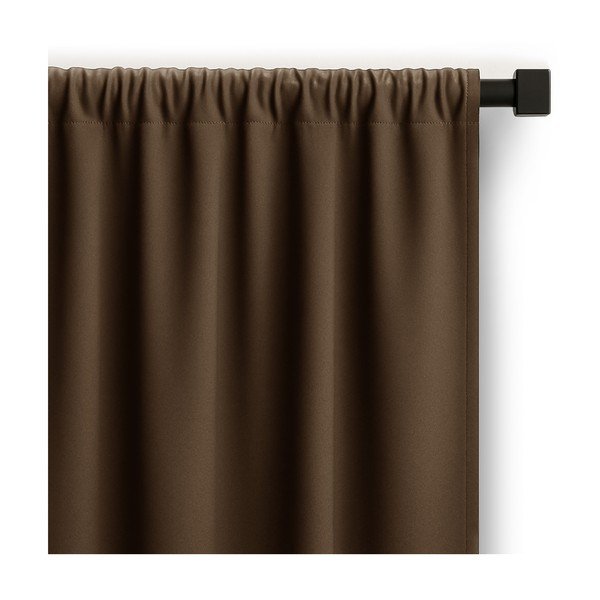 Tenda parzialmente oscurante marrone 140x270 cm Carli – Restilo