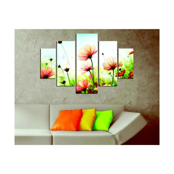 Pittura in più parti Prato, 92 x 56 cm - Wallity-image-1