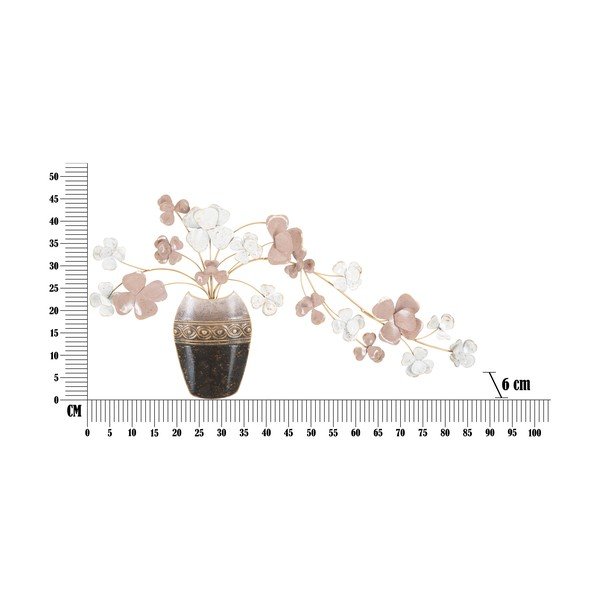 Decorazione da parete in metallo Vaso, 87,5 x 46 cm - Mauro Ferretti-image-2