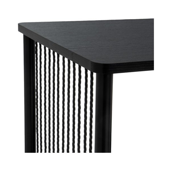 Tavolino da salotto nero 40x80 cm Manila – Casa Selección-image-1