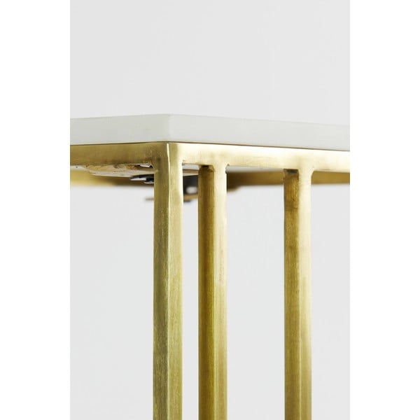 Tavolino con piano in marmo 31x41 cm Roshan - Light & Living-image-1