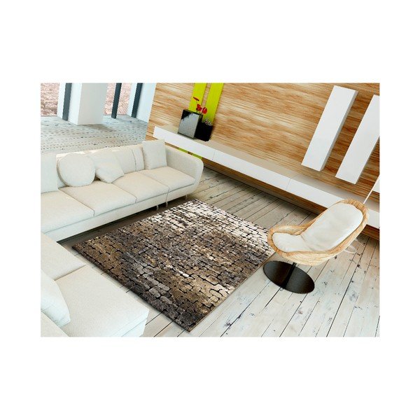 Tappeto Hydra marrone-grigio, 140 x 200 cm - Universal-image-1