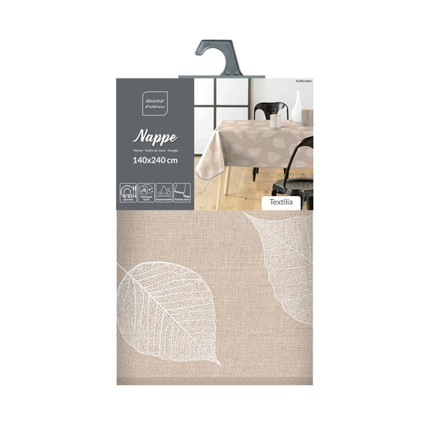 Tovaglia adatta per pulizia con panno umido 140x240 cm Feuillys – douceur d'intérieur-image-4