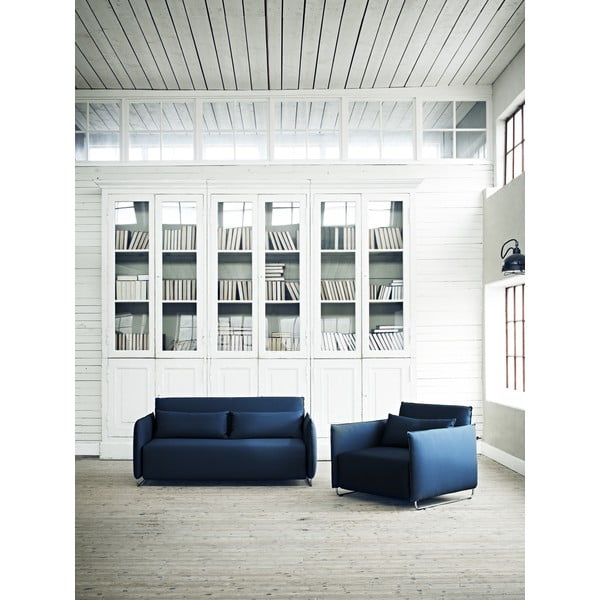 Sedia divano turchese Cord - Softline-image-4