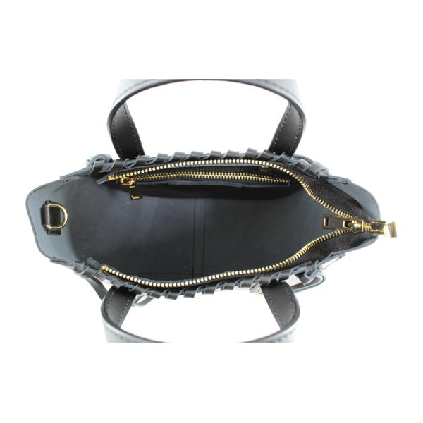Borsa in pelle nera Anna - Chicca Borse-image-2