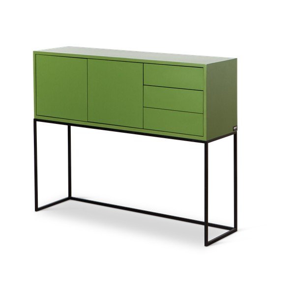 Cassettiera bassa verde 113x88,5 cm Scott - Really Nice Things-image-2