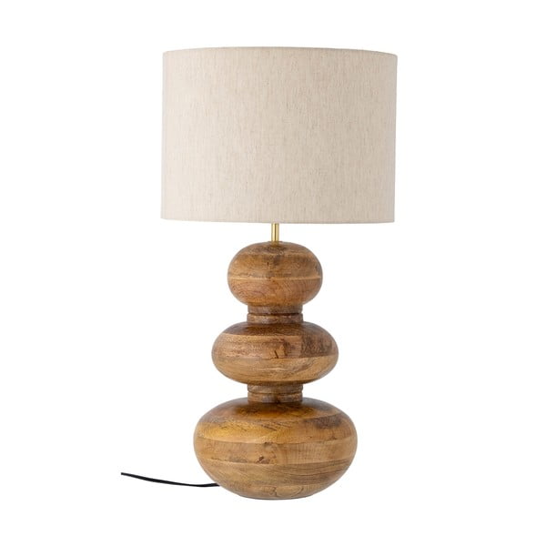 Lampada da tavolo marrone con paralume in tessuto (altezza 66 cm) Diwa - Bloomingville