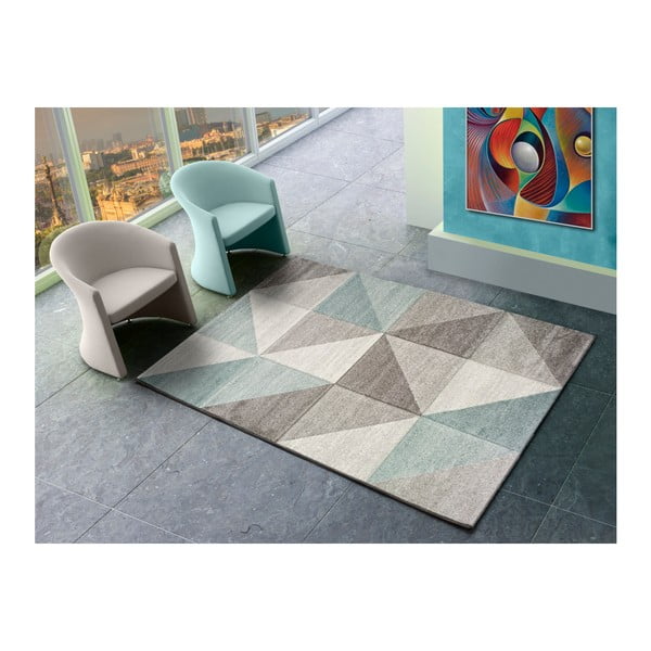 Tappeto grigio-blu , 80 x 150 cm Retudo Naia - Universal-image-1