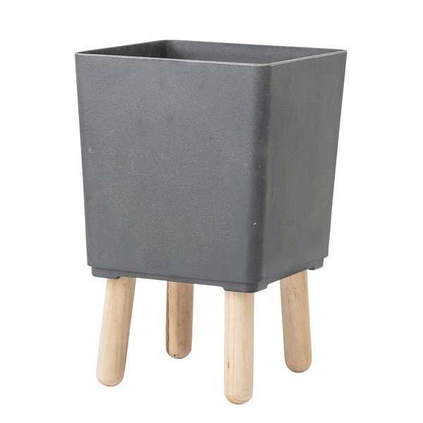 Vaso grigio su gambe - Bloomingville