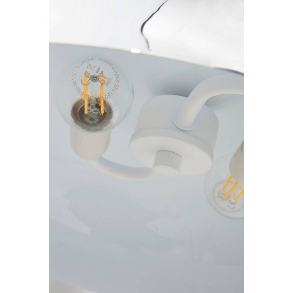 Lampadario color argento lucido in acciaio ø 35 cm Ragge – Jotex-image-3