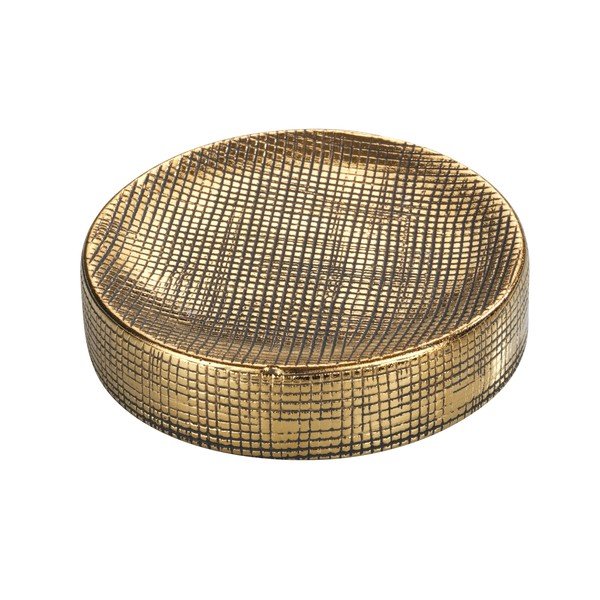 Portasapone in ceramica dipinto a mano con decorazione dorata Badi - Wenko-image-4