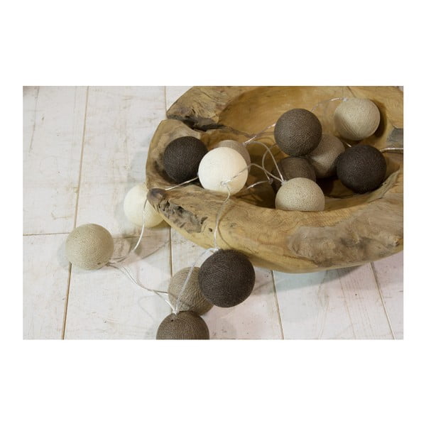 Fruttiera in teak non trattato Mara, ⌀ 20 cm - HSM collection-image-1