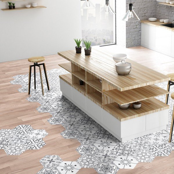 Set di 10 adesivi per pavimenti, 20 x 18 cm Fabiano - Ambiance-image-1