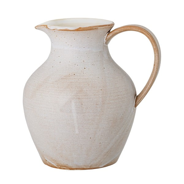 Brocca in gres beige , 1,8 l Lavra - Bloomingville